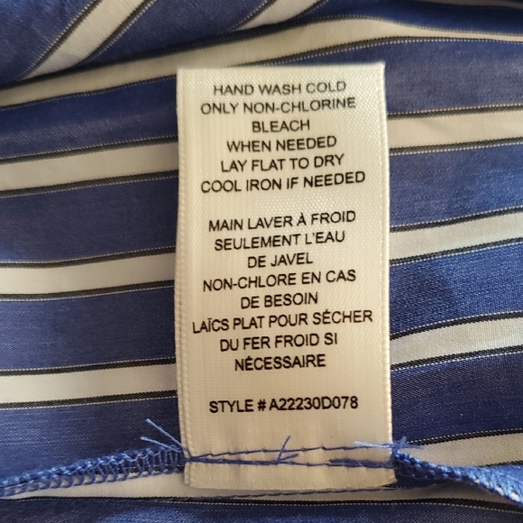 Rebecca Taylor Marseille Resort  Blue and White Ruched Tie Front Maxi Sundress - Picture 10 of 10